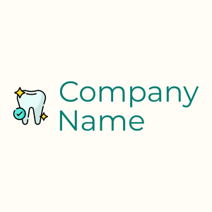 Tooth logo on a Floral White background - Medicina & Farmacia