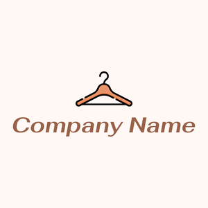 Hanger logo on a Seashell background - Moda & Belleza