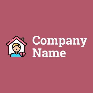 Orphan logo on a Blush background - Niños & Guardería