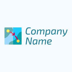 Migration logo on a Alice Blue background - Community & No profit