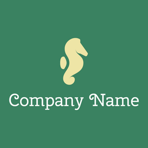Seahorse logo on a Amazon background - Tiere & Haustiere