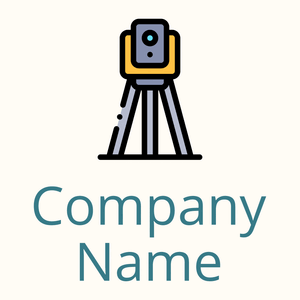 Theodolite on a Floral White background - Empresa & Consultantes