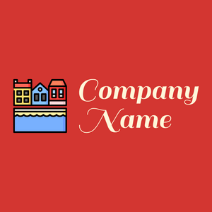 Harbour logo on a Persian Red background - Automobili & Veicoli