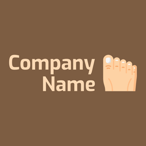 Toe logo on a Dark Wood background - Médicale & Pharmaceutique
