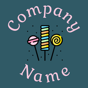 Lollipop on a Blumine background - Alimentos & Bebidas
