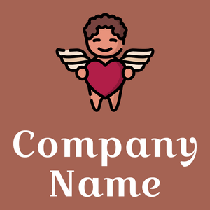 Cupid logo on a Sante Fe background - Encontros & Relacionamentos