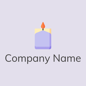 Tropical Blue Candle on a Blue Chalk background - Religione