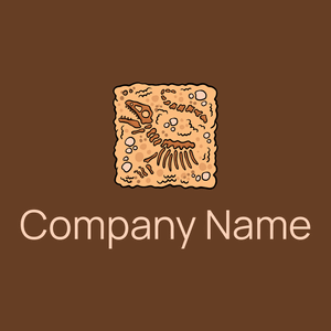 Fossil logo on a Semi-Sweet Chocolate background - Meio ambiente