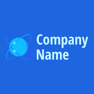 Satellites logo on a Royal Blue background - Abstrakt