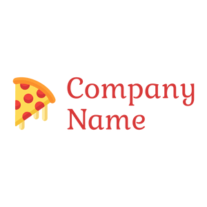 Pizza logo on a White background - Comida & Bebida