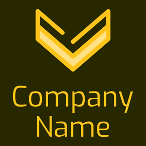 Sunglow Chevron on a Dark Green background - Abstrakt