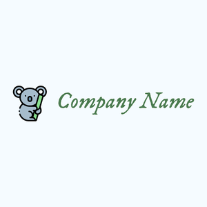 Koala logo on a Alice Blue background - Animales & Animales de compañía