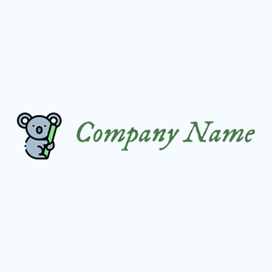 Koala logo on a Alice Blue background - Animaux & Animaux de compagnie