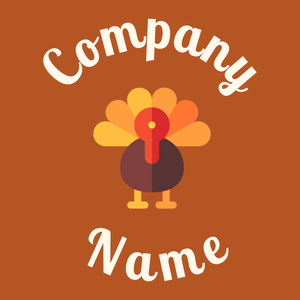 Thanksgiving logo on a Christine background - Abstrait