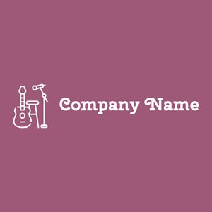 Concert logo on a Vin Rouge background - Computer