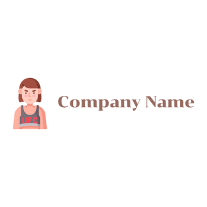 Fighter on a White background - Sport