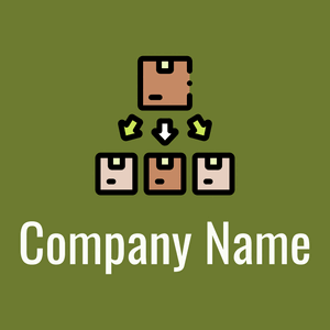 Distribution logo on a Rain Forest background - Zakelijk & Consulting