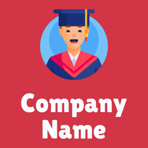 Teenager logo on a Brick Red background - Éducation