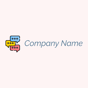 Chatting logo on a Snow background - Negócios & Consultoria