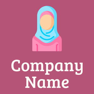 Woman logo on a Royal Heath background - Moda & Beleza