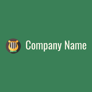 Harp logo on a Amazon background - Divertissement & Arts