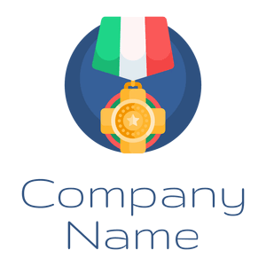 Medal logo on a White background - Abstrait