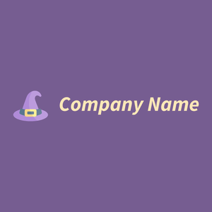 Witch hat logo on a Butterfly Bush background - Entretenimento & Artes