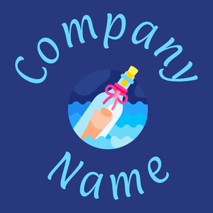 Message in a bottle logo on a Endeavour background - Comunicazioni
