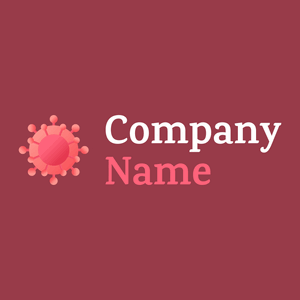 Coronavirus logo on a Mexican Red background - Medisch & Farmaceutisch