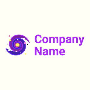 Galaxy logo on a Ivory background - Abstrato