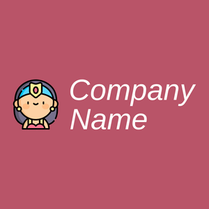 Superhero logo on a Blush background - Arte & Intrattenimento