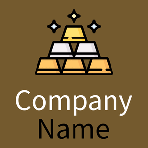 Gold ingot logo on a Horses Neck background - Bouw & Gereedschap
