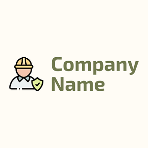 Worker logo on a Floral White background - Empresa & Consultantes