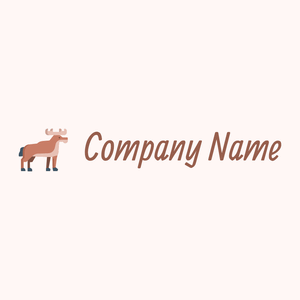 Moose on a Snow background - Animali & Cuccioli
