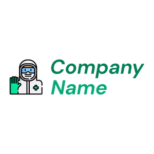 Safety suit logo on a White background - Medical & Farmacia