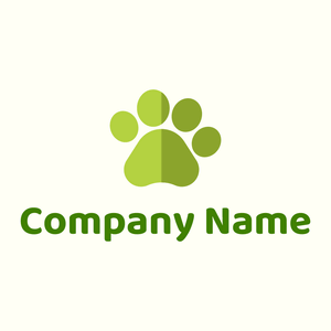 Pawprint on a Ivory background - Animali & Cuccioli