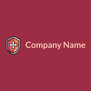 Shield logo on a Lipstick background - Empresa & Consultantes