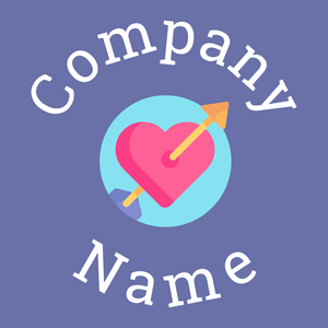 Cupid logo on a Scampi background - Partnervermittlung