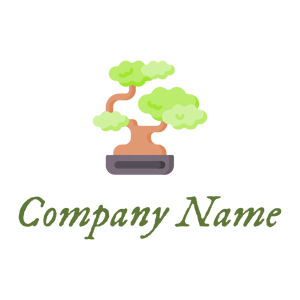 Green Bonsai logo on a White background - Medio ambiente & Ecología