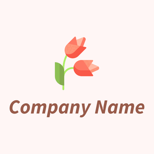 Tulips logo on a Snow background - Environnement & Écologie
