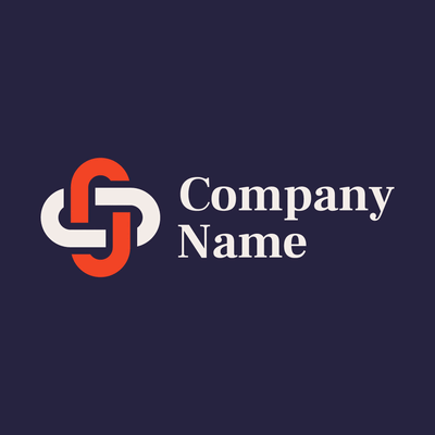 Orange and white chain logo on a dark background - Business & Consulting