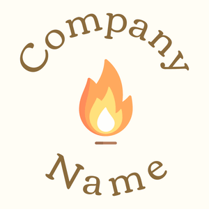 Fire on a Floral White background - Sicherheit