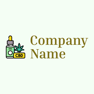Cbd on a Honeydew background - Abstracto