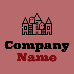 Haunted logo on a Contessa background - Architettura