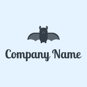 Bat on a Alice Blue background - Animali & Cuccioli