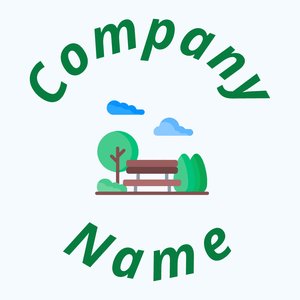 Park logo on a Alice Blue background - Fiori