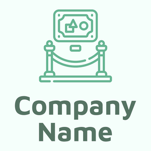Painting logo on a Mint Cream background - Medio ambiente & Ecología