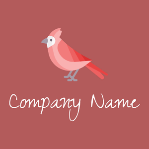 Sundown Cardinal on a Blush background - Animales & Animales de compañía