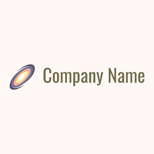 Galaxy logo on a Seashell background - Abstrato