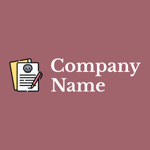 Last will logo on a Turkish Rose background - Entreprise & Consultant